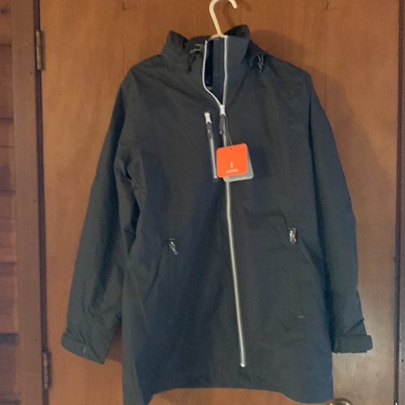 Elevate Rain Coat NWT Grey - Picture 8 of 9